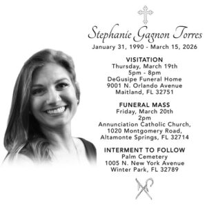 Stephanie Gagnon Torres Death, Obituary